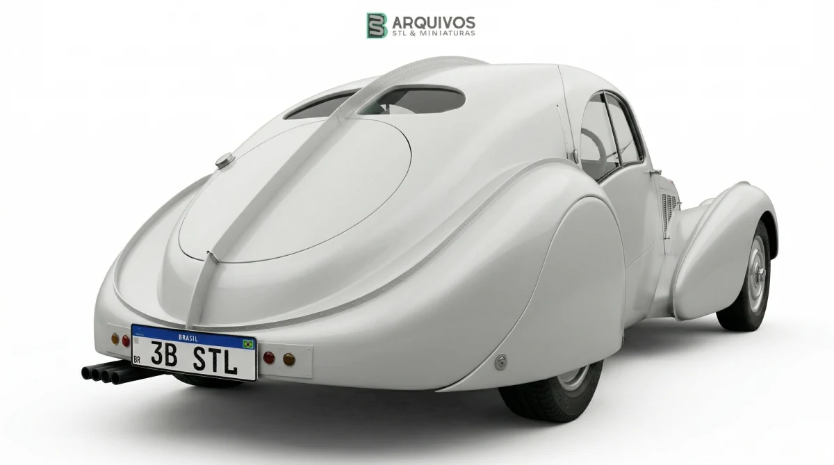 Modelo 3D STL - Bugatti Type 57SC Atlantic 1936 — foto 3